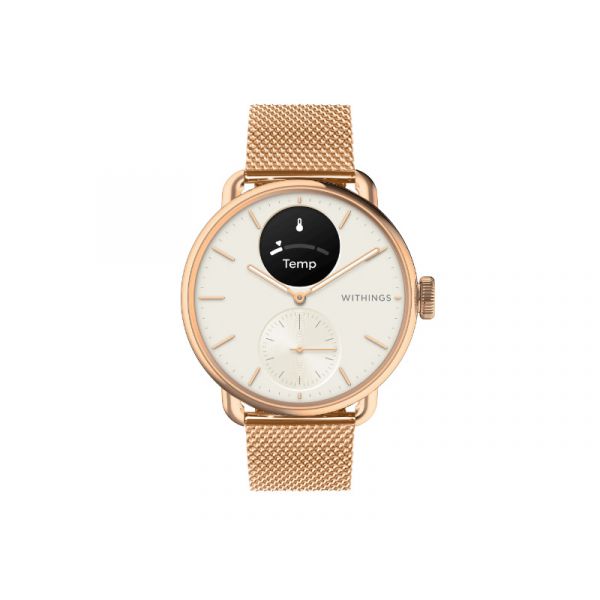 Withings Bundle Scanwatch 2 / 38mm (including Milanese wristband Rose Gold) - Rose Gold (HWA10-BUNDLE 2-ALL-INT)